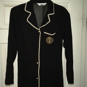 Exclusively misook jacket crest XS black silver